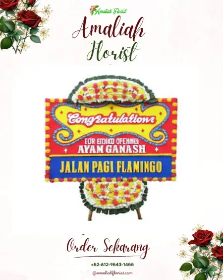 Sewa Papan Bunga Debong Tengah